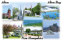 Alton/Alton Bay, NH - Collage - Square Format